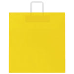 Bolsas de Papel HKH 250 Unidades con Asas - Amarillo - 45x17x48 cm