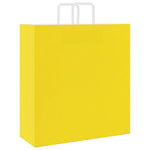 Bolsas de Papel HKH 250 Unidades con Asas - Amarillo - 45x17x48 cm