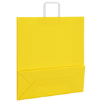 Bolsas de Papel HKH 250 Unidades con Asas - Amarillo - 45x17x48 cm