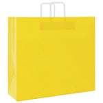 HKH Sacos de Papel 250 Unidades com Alças - Amarelo - 54x15x49 cm