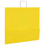 HKH Sacos de Papel 250 Unidades com Alças - Amarelo - 54x15x49 cm