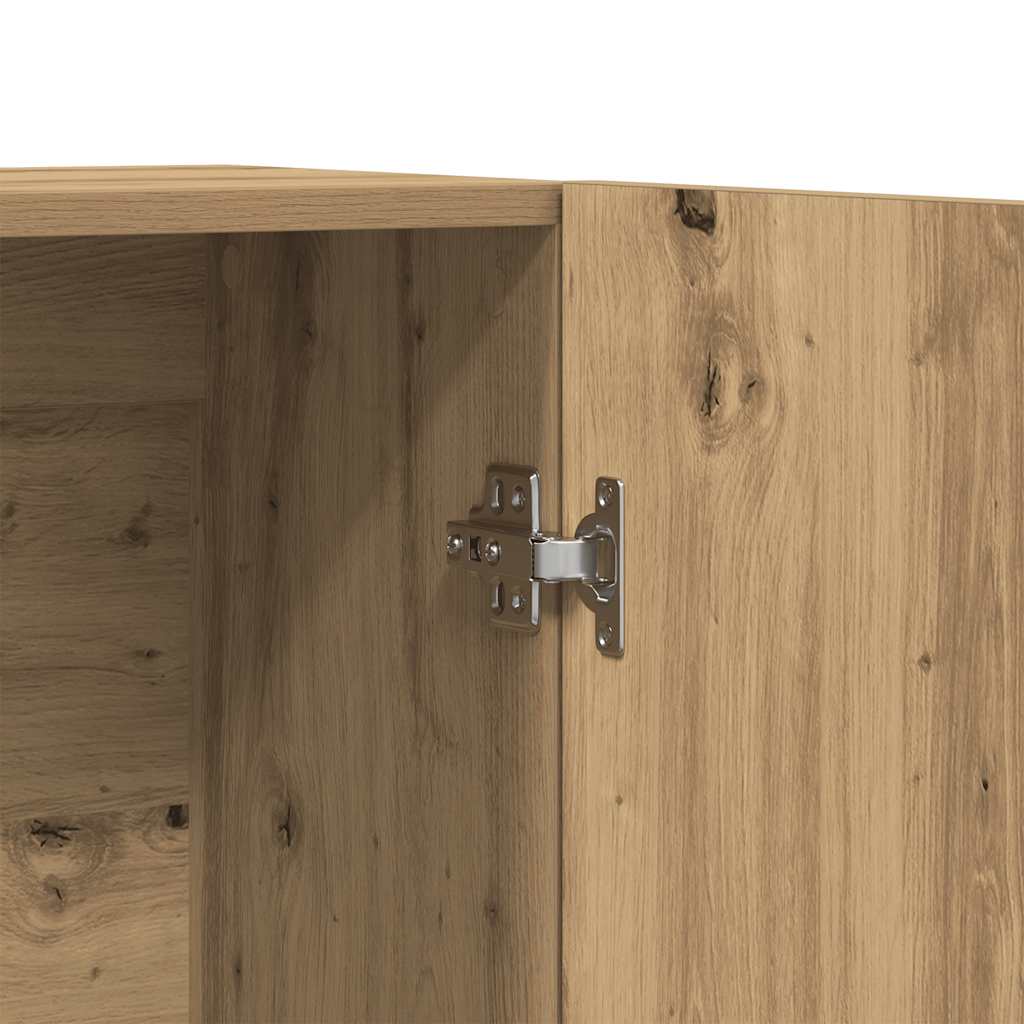 HKH Armario Alto de Derivados de Madera 70 X 31 X 115 Cm - Roble Artesano