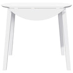 HKH Mesa de Jantar Madeira Seringueira Maciça - Branco