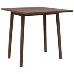 HKH Mesa de Jantar Madeira Seringueira Maciça - Castanho