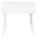 HKH Mesa de Jantar Madeira Seringueira Maciça - Branco