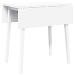 HKH Mesa de Jantar Madeira Seringueira Maciça - Branco