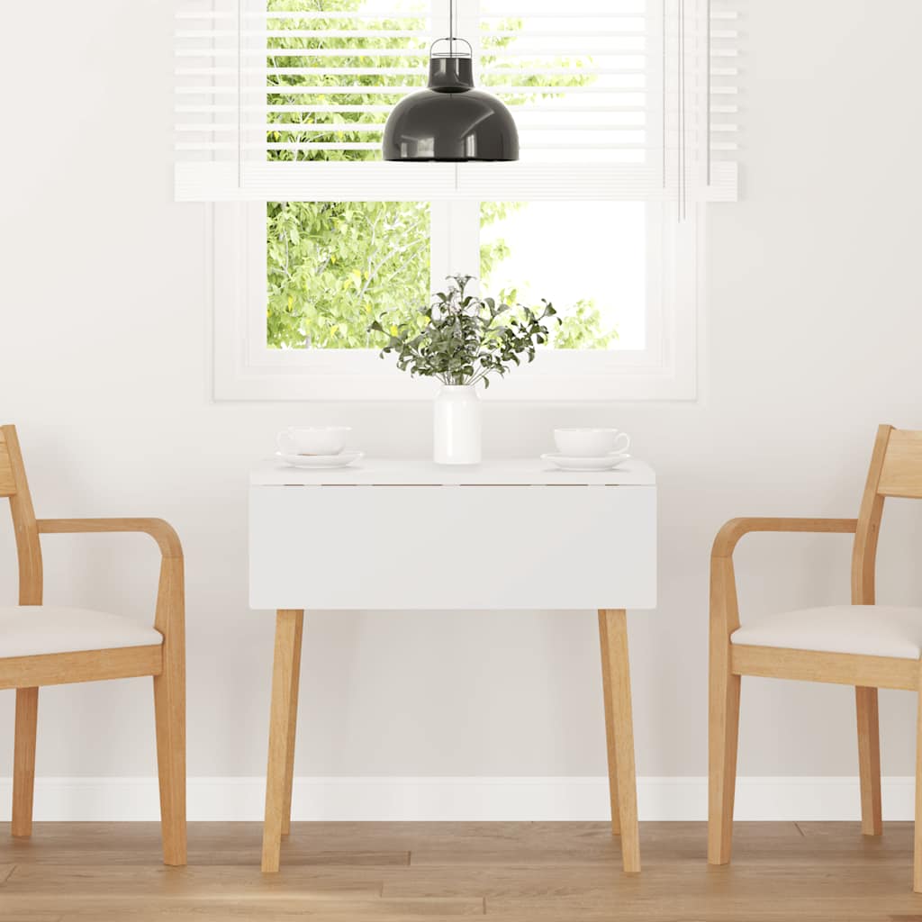 Mesa de comedor HKH de madera maciza de caucho - Natural