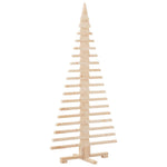 HKH Árvore de Natal de Madeira para Decoração em Pinho Maciço