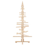 HKH Árvore de Natal de Madeira para Decoração em Pinho Maciço