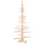 HKH Árvore de Natal de Madeira para Decoração em Pinho Maciço