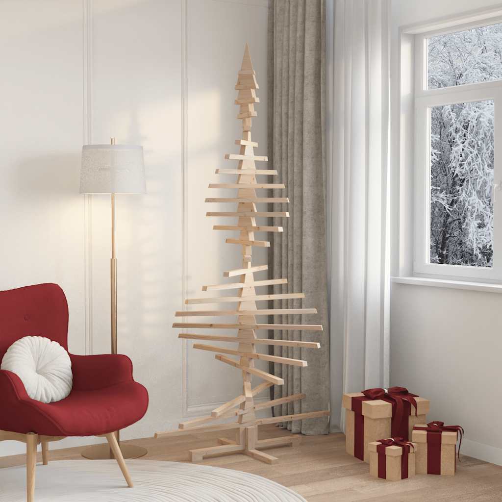 HKH Árvore de Natal Decorativa em Pinho Maciço