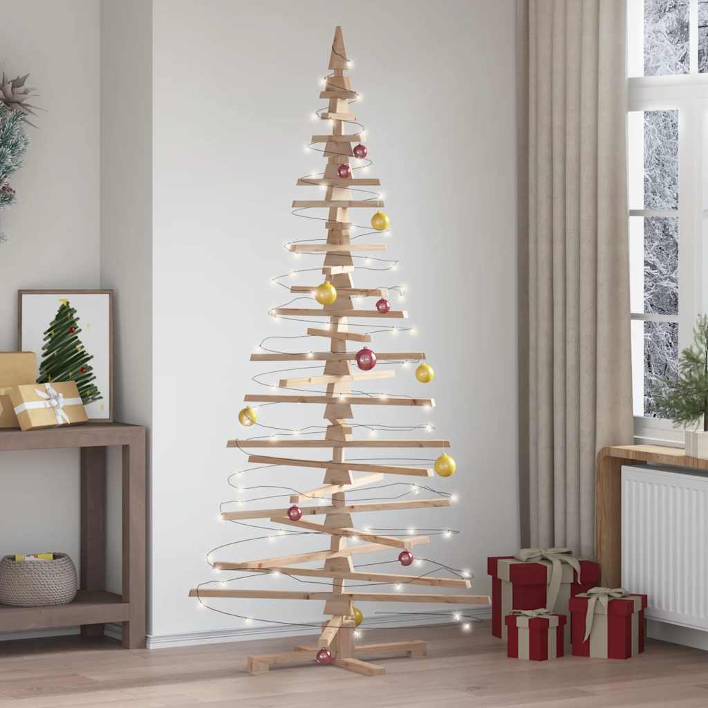 HKH Árvore de Natal Decorativa em Pinho Maciço