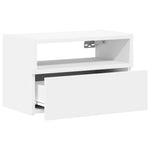HKH Mesa de Cabeceira de Parede - Branco