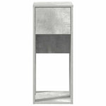 HKH Suporte Torre Computador com Gaveta Cimento - Cinzento