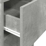 HKH Suporte Torre Computador com Gaveta Cimento - Cinzento