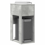 HKH Suporte Torre Computador com Gaveta Cimento - Cinzento