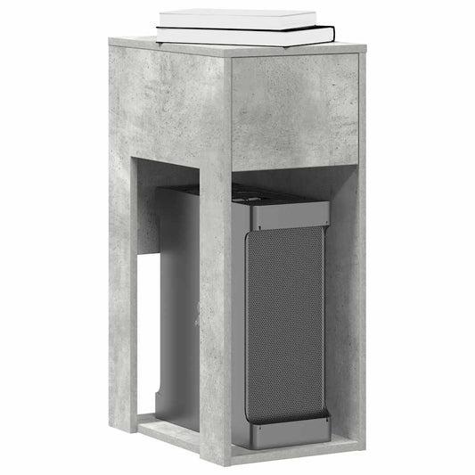 HKH Suporte Torre Computador com Gaveta Cimento - Cinzento