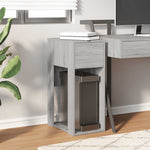 Soporte para Torre de Computadora HKH con Cajón Gris Sonoma