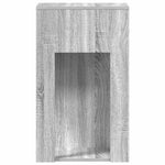 Soporte para Torre de Computadora HKH con Cajón Gris Sonoma