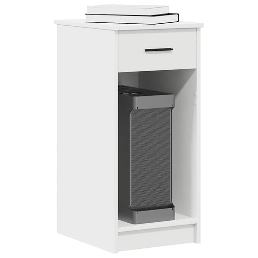 HKH Suporte Torre de Computador com Gaveta - Branco