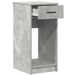 HKH Suporte Torre Computador com Gaveta Cimento - Cinzento