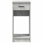 HKH Suporte Torre Computador com Gaveta Cimento - Cinzento