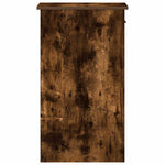 HKH Soporte de Torre de Ordenador con Cajón de Madera de Roble Ahumado