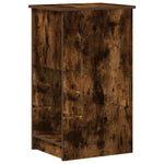 HKH Soporte de Torre de Ordenador con Cajón de Madera de Roble Ahumado