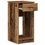 HKH Suporte Torre de Computador com Gaveta Madeira - Velha