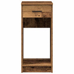 HKH Suporte Torre de Computador com Gaveta Madeira - Velha