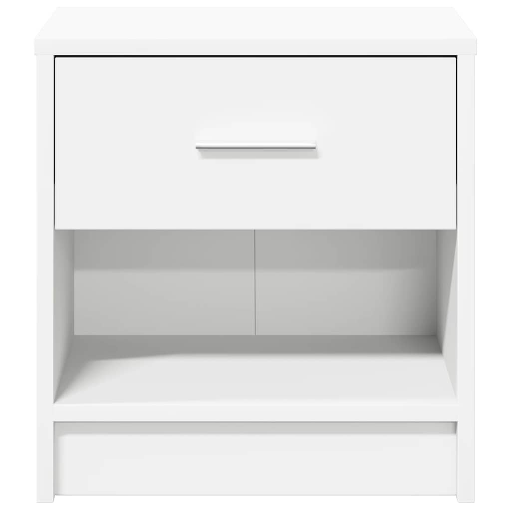 HKH Mesa de Cabeceira com Gaveta - Branco