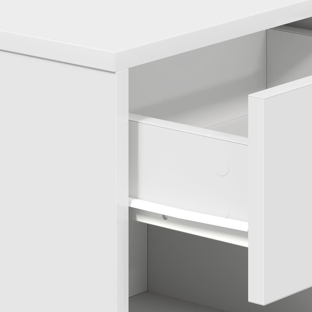 HKH Mesa de Cabeceira com Gaveta - Branco