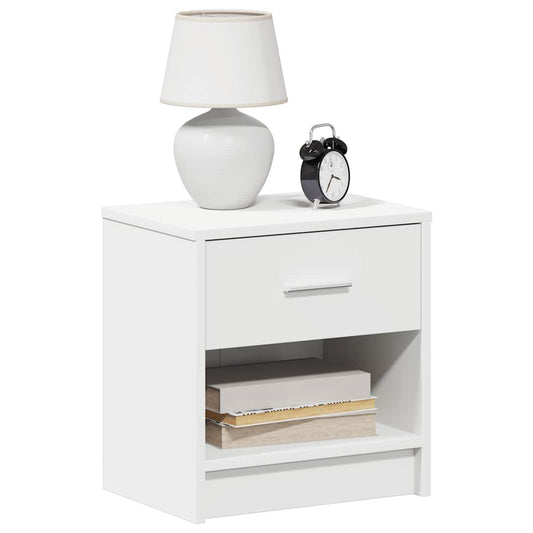 HKH Mesa de Cabeceira com Gaveta - Branco