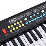 HKH Piano Elétrico para Crianças com Teclado de 37 Teclas e Microfone