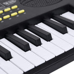 HKH Piano Elétrico para Crianças com Teclado de 37 Teclas e Microfone