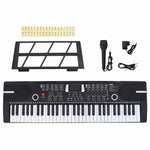 HKH Piano Elétrico com Teclado de 61 Teclas com Suporte