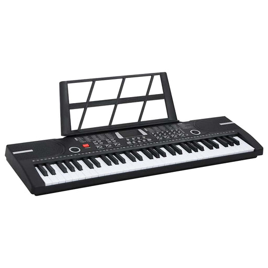 HKH Piano Elétrico com Teclado de 61 Teclas com Suporte
