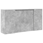 HKH Mostrador de Recepción ,5 Cm Madera Gris Cemento