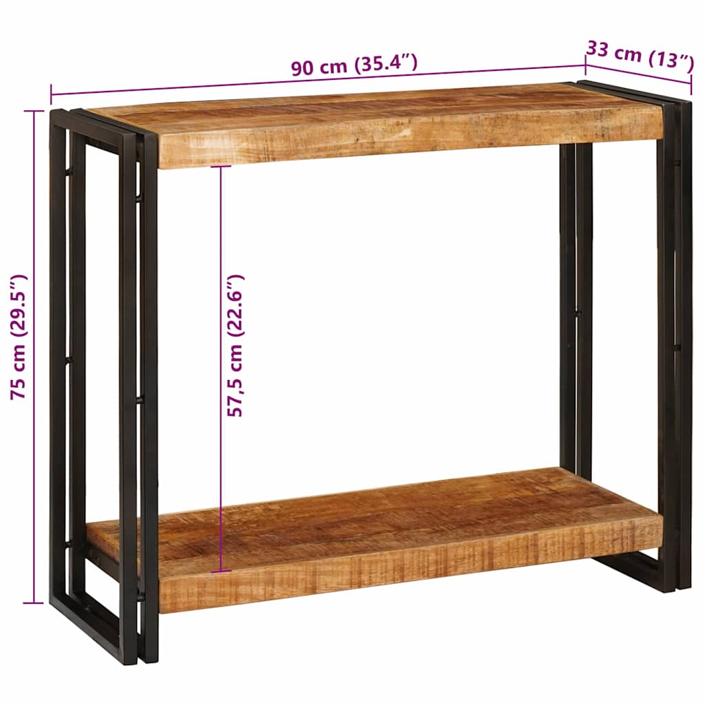 Aparador HKH de madera de mango maciza y tosca