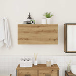 HKH Armario de Pared para Baño en Roble Artesanal