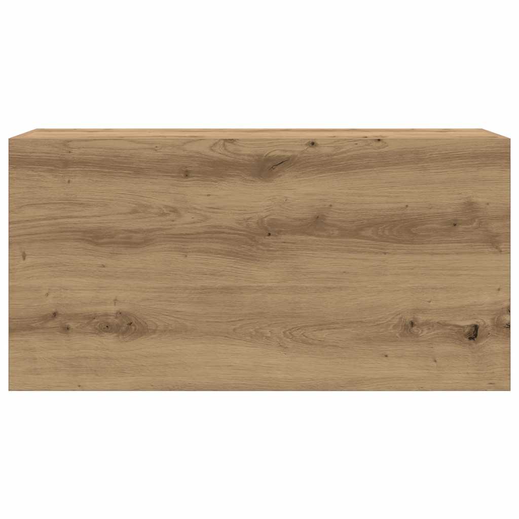 HKH Armario de Pared para Baño en Roble Artesanal