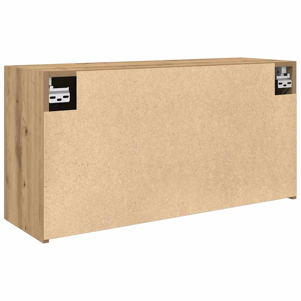 HKH Armario de Pared para Baño en Roble Artesanal