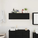 HKH Armario Pared P/ Cuarto Baño - Negro