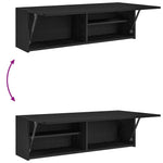 HKH Armario Pared P/ Cuarto Baño - Negro