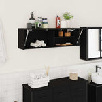 HKH Armario Pared P/ Cuarto Baño - Negro