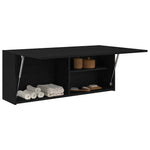 HKH Armario de Pared para Baño - Negro