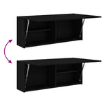 HKH Armario de Pared para Baño - Negro