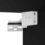 HKH Armario de Pared para Baño - Negro
