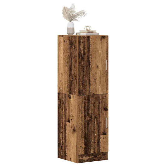HKH Armário Cozinha em Madeira Velha - 38x41,5x131,5 Cm