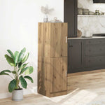 HKH Armario de Cocina de Madera en Roble Artesiano - 38x41,5x131,5 Cm